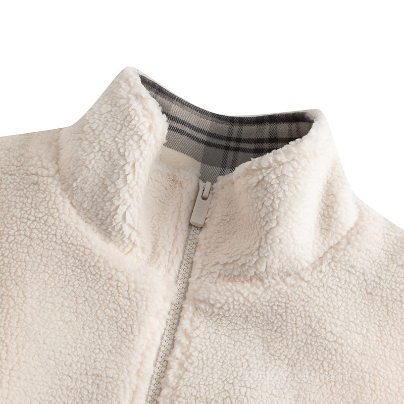 安踏 × LOOPY 联名女子羊暖绒加厚针织外套