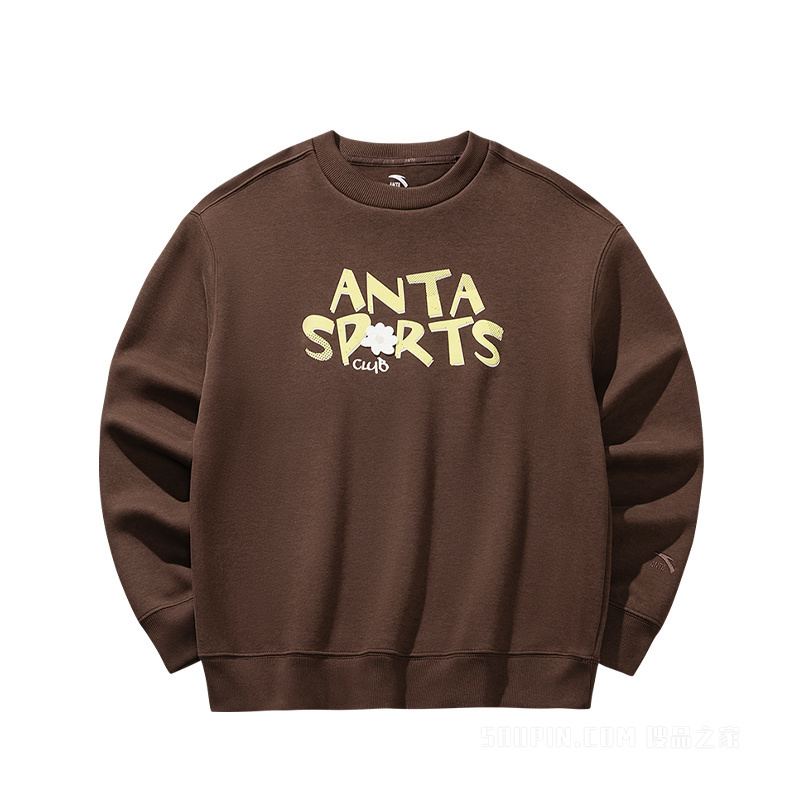 安踏运动复古女子动型科技套头卫衣