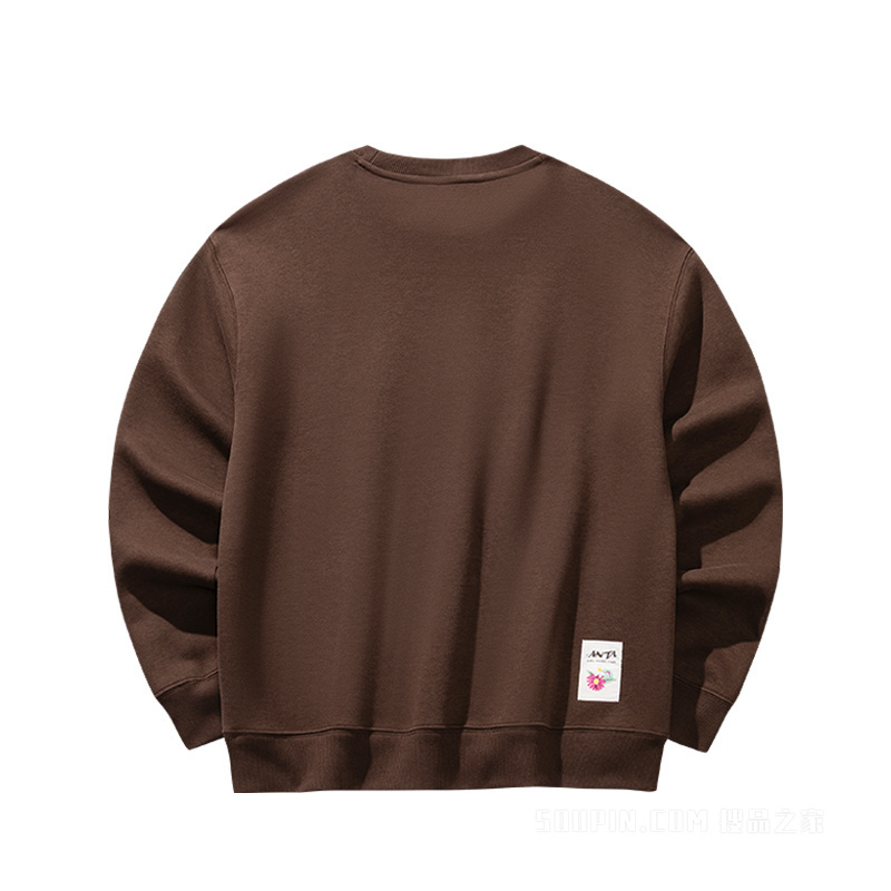 安踏运动复古女子动型科技套头卫衣