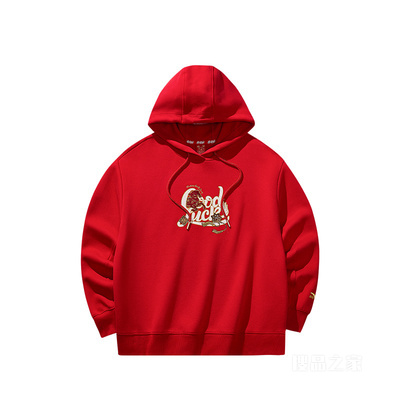 安踏好事发生女子动型科技连帽卫衣