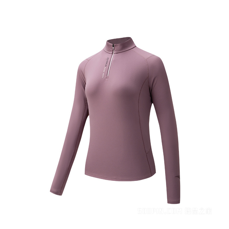 【徐梦桃同款】安踏综训系列ANTACHN女子轻暖绒长袖针织衫