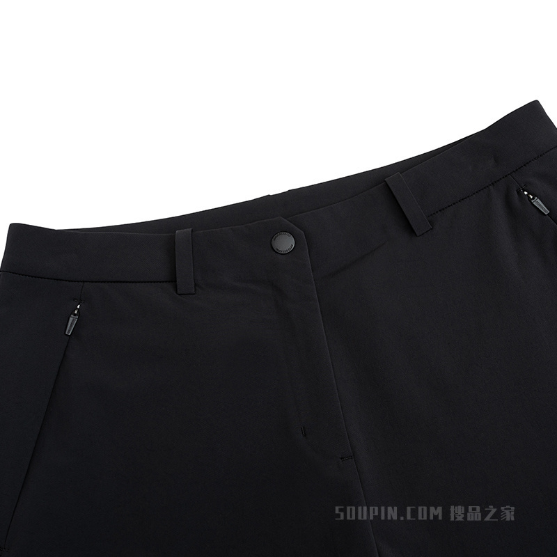 安踏冠军女子通勤轻暖绒女子梭织运动长裤