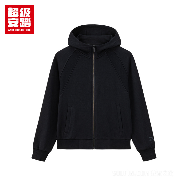 超级安踏运动经典女子针织运动外套