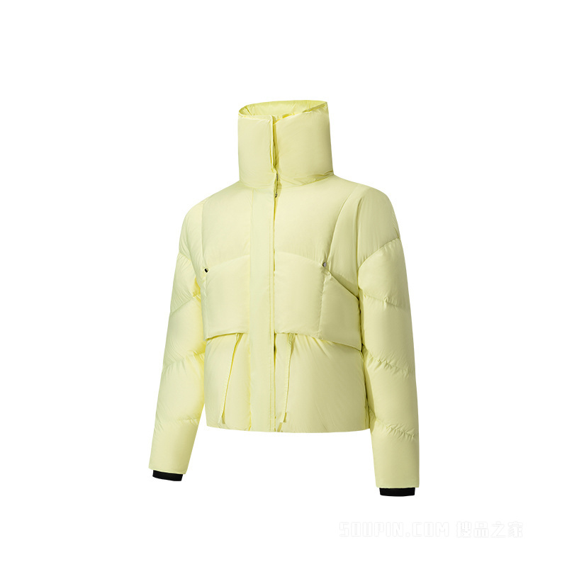 安踏冠军城市轻旅女子生物基防泼水羽绒服