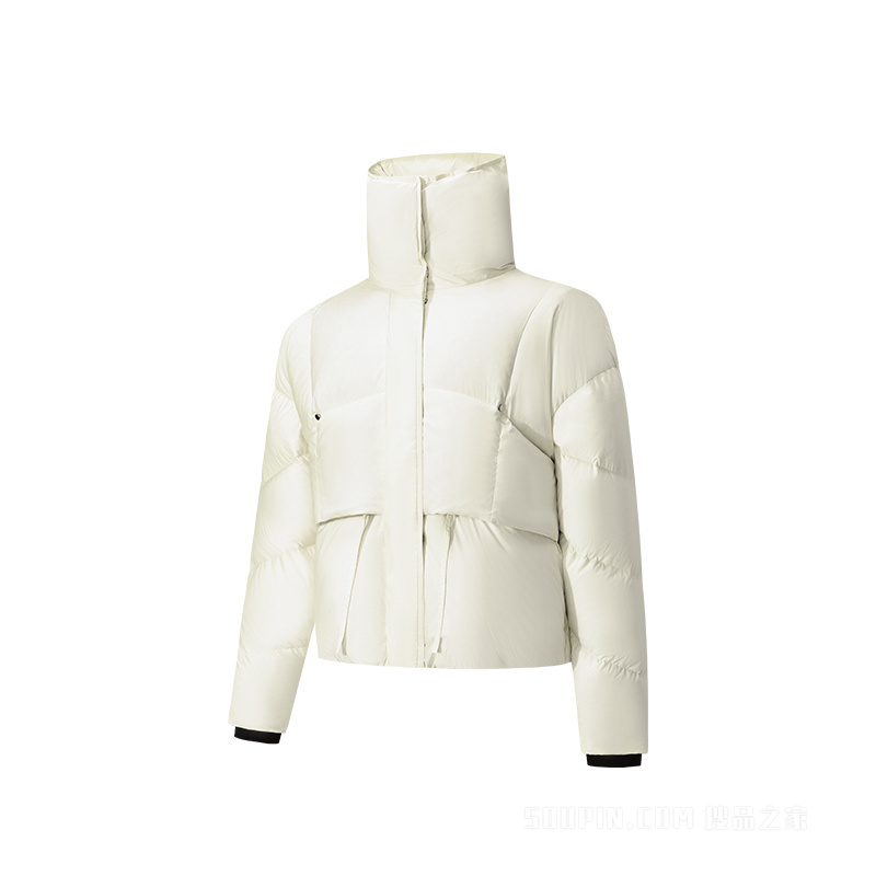 安踏冠军城市轻旅女子生物基防泼水羽绒服