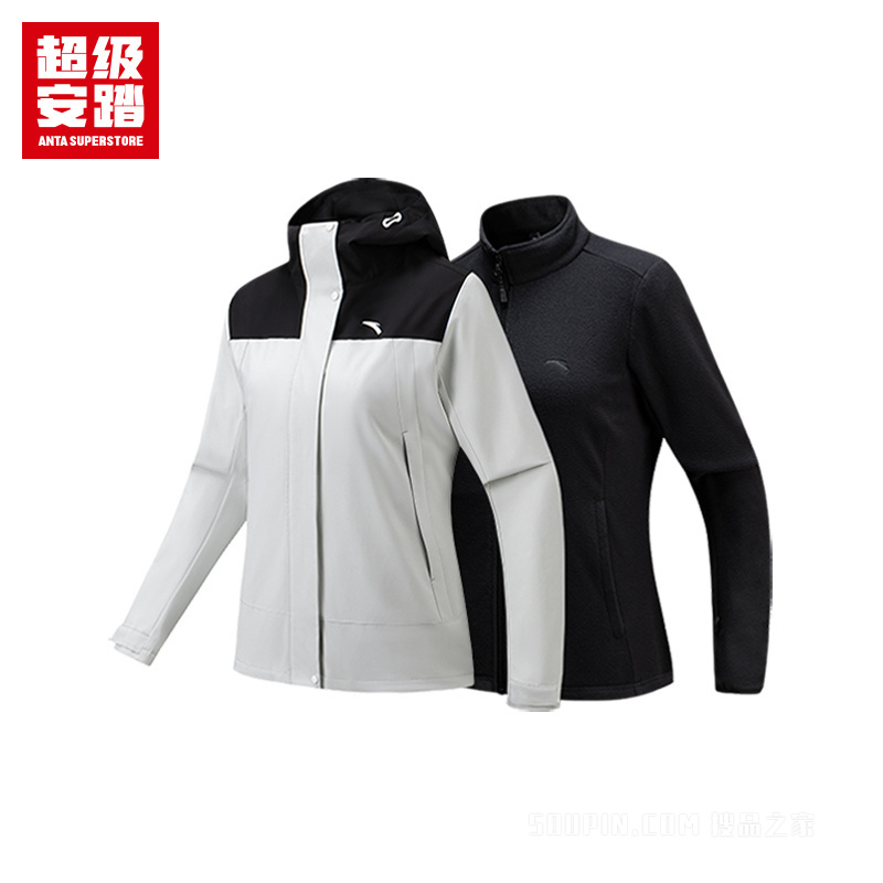 超级安踏户外女子防泼水两件套