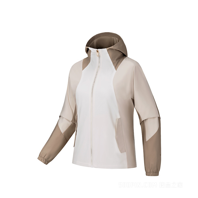 安踏训练女子防泼水厚外套