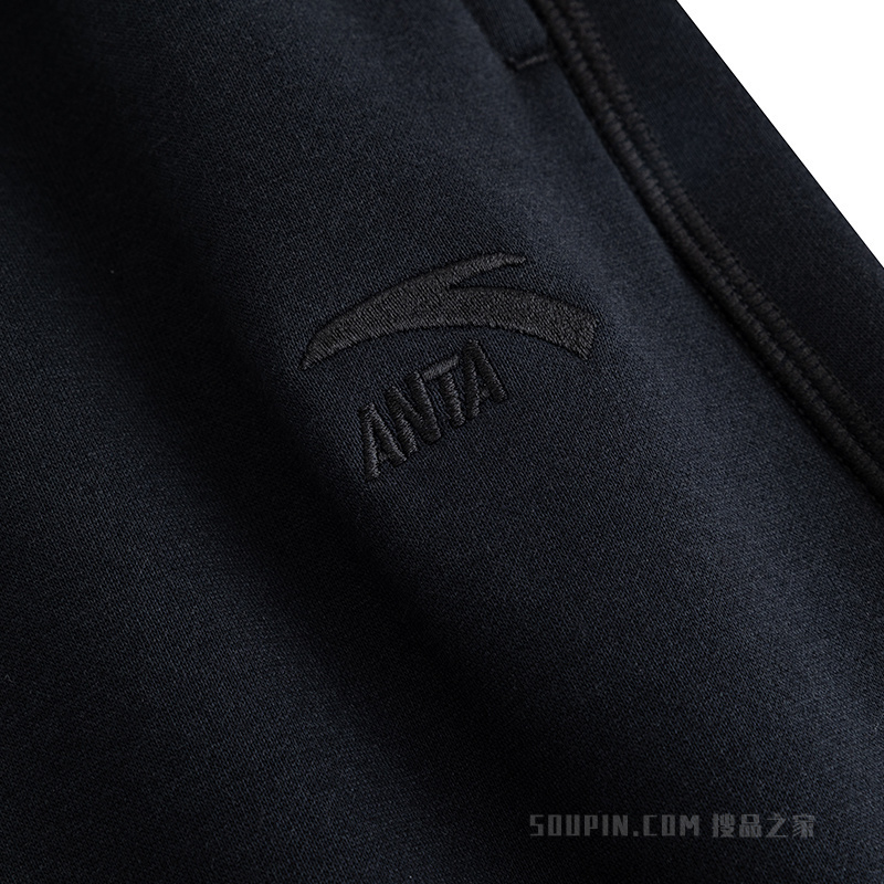 安踏运动复古女子动型科技针织运动长裤