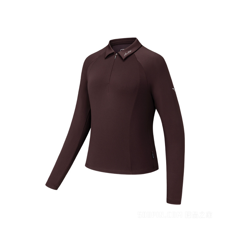 安踏「AirMuffin」训练女子长袖针织衫