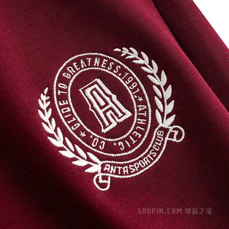 安踏运动复古女子动型科技针织运动长裤