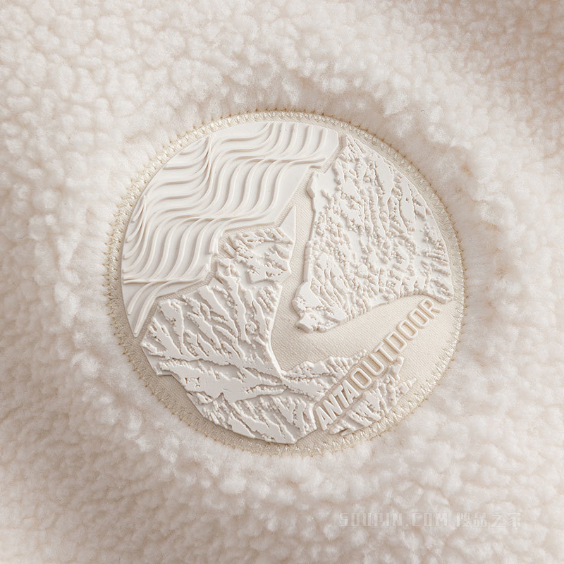 安踏户外露营羊暖绒女子加绒运动外套