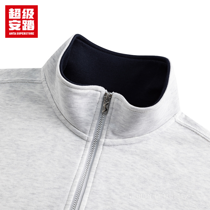 超级安踏运动复古女子套头卫衣