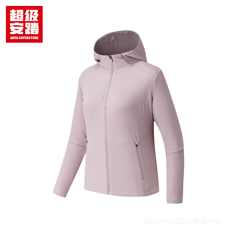 超级安踏训练女子轻暖绒针织运动外套