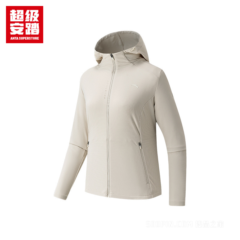 超级安踏训练女子轻暖绒针织运动外套