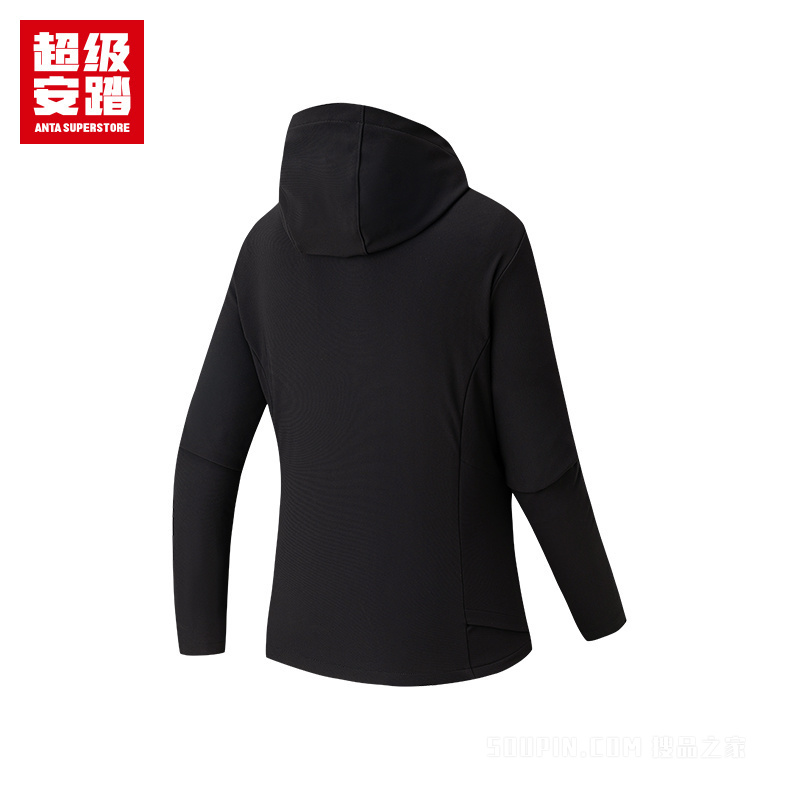 超级安踏训练女子轻暖绒针织运动外套
