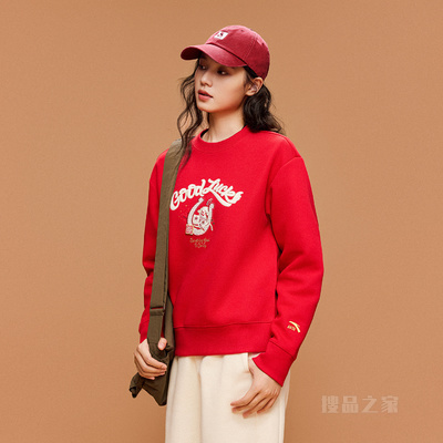 安踏好事发生女子动型科技套头卫衣