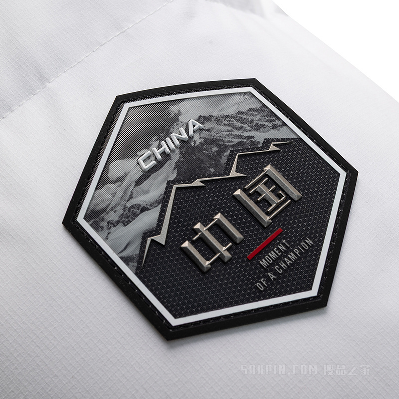 安踏「六度芯羽绒服」综训系列ANTACHN防泼水防风女子长款安踏大白羽绒