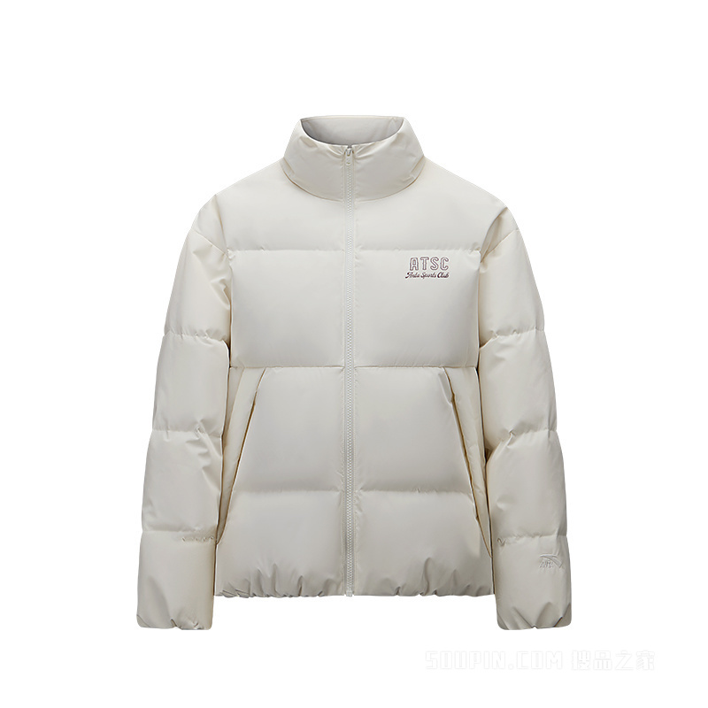 安踏「多彩羽绒」运动复古女子无氟防泼水羽绒服