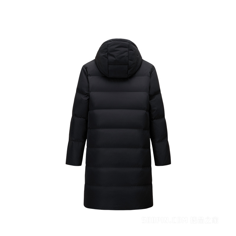 安踏综训系列女子防泼水防风中长款羽绒服
