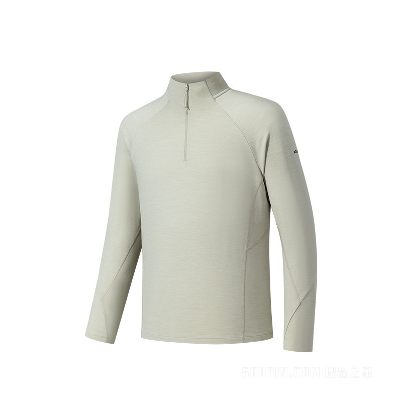 安踏冠军徒步男子长袖针织衫