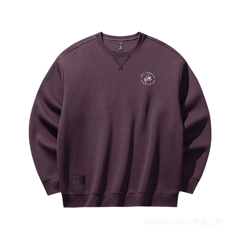 安踏出行男子弹力动型科技套头卫衣