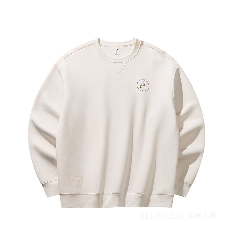 安踏出行男子弹力动型科技套头卫衣