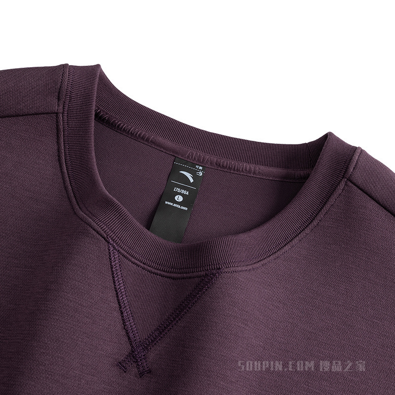 安踏出行男子弹力动型科技套头卫衣