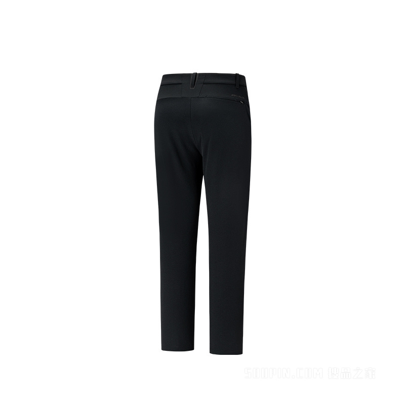 安踏冠军商务男子防泼水梭织运动长裤