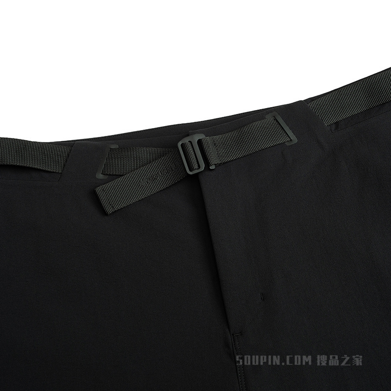 安踏冠军徒步男子无氟防泼水梭织运动长裤