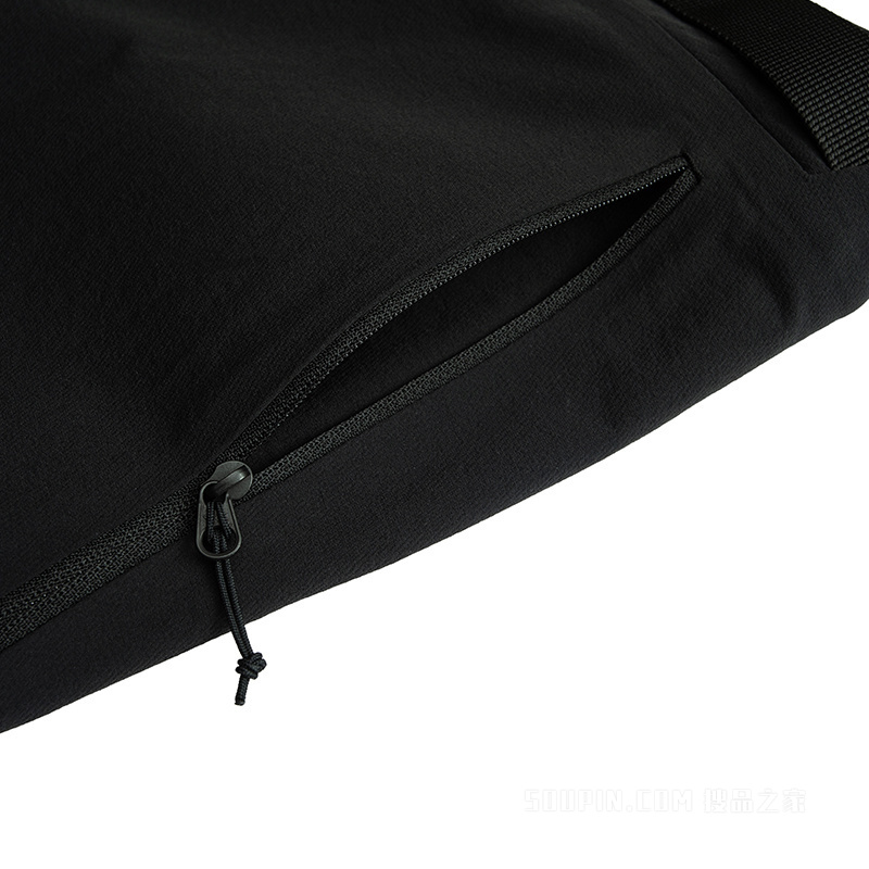 安踏冠军徒步男子无氟防泼水梭织运动长裤