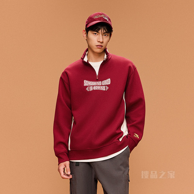 安踏好事发生男子动型科技套头卫衣