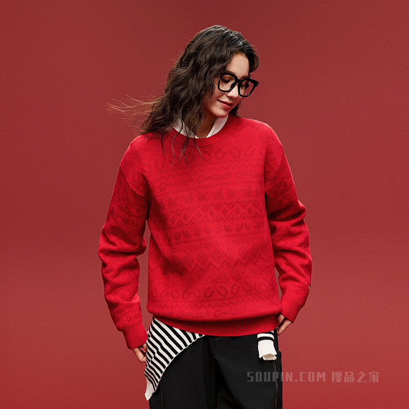 安踏好事发生男子编织衫