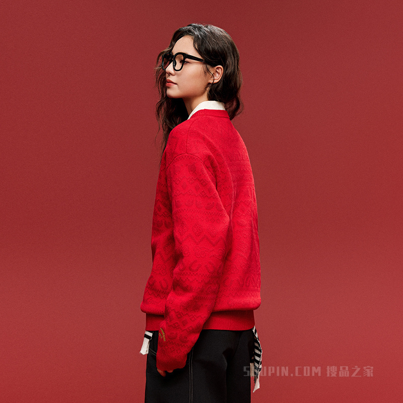 安踏好事发生男子编织衫