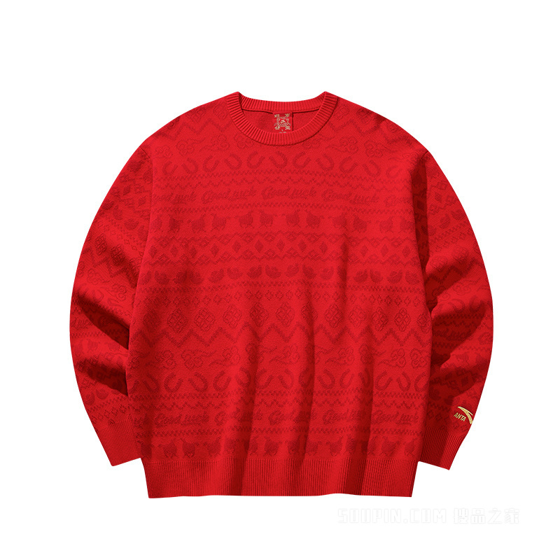 安踏好事发生男子编织衫