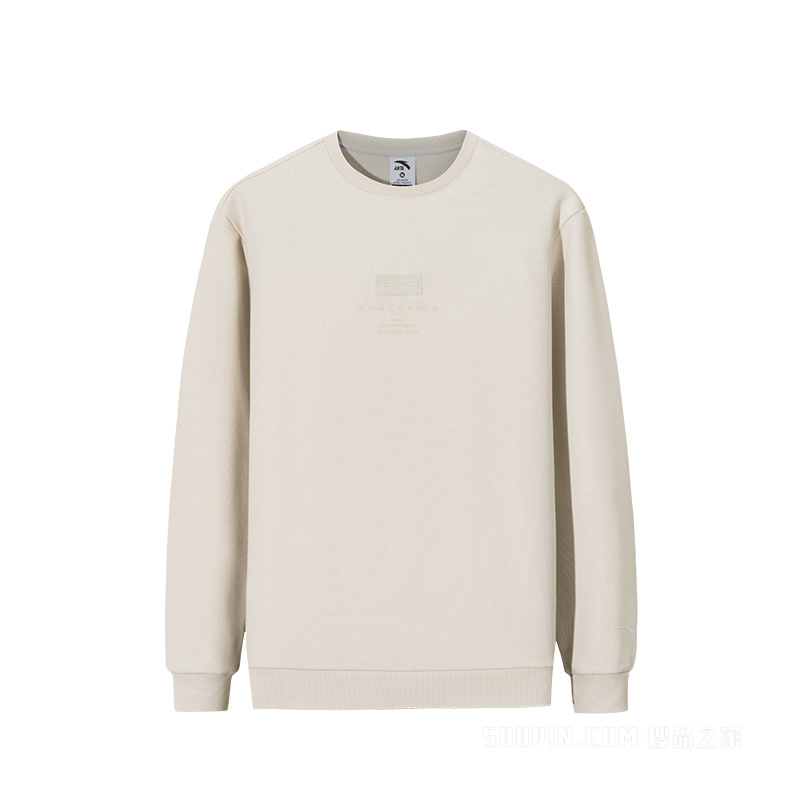 安踏训练男子密暖绒套头卫衣