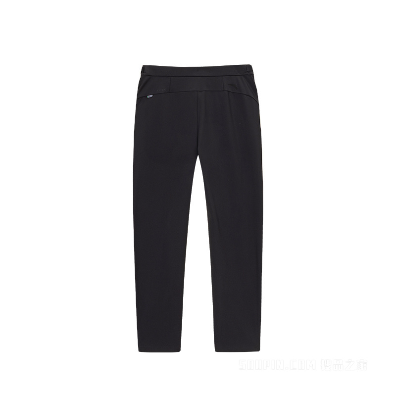 安踏裤吧男子轻暖绒梭织运动长裤