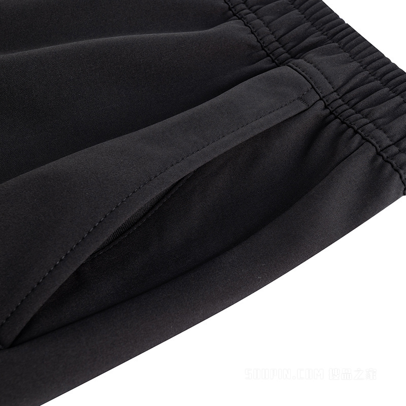 【王一博同款】安踏户外露营男子密暖绒无氟防泼水梭织运动长裤