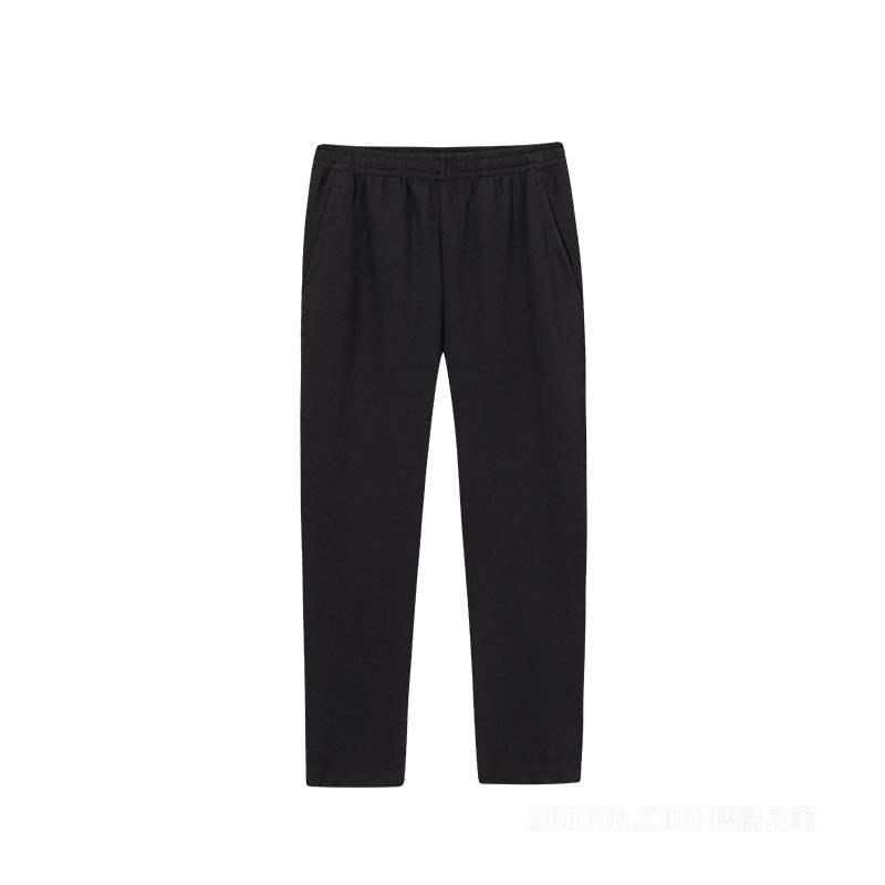 安踏出行男子轻暖绒针织运动长裤