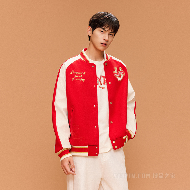 【王一博同款】安踏好事发生男子针织运动外套