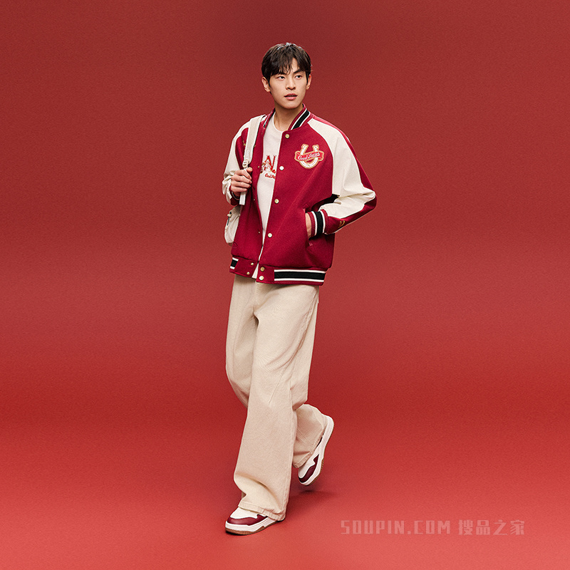 【王一博同款】安踏好事发生男子针织运动外套