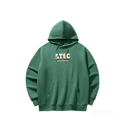 安踏运动复古男子动型科技连帽卫衣