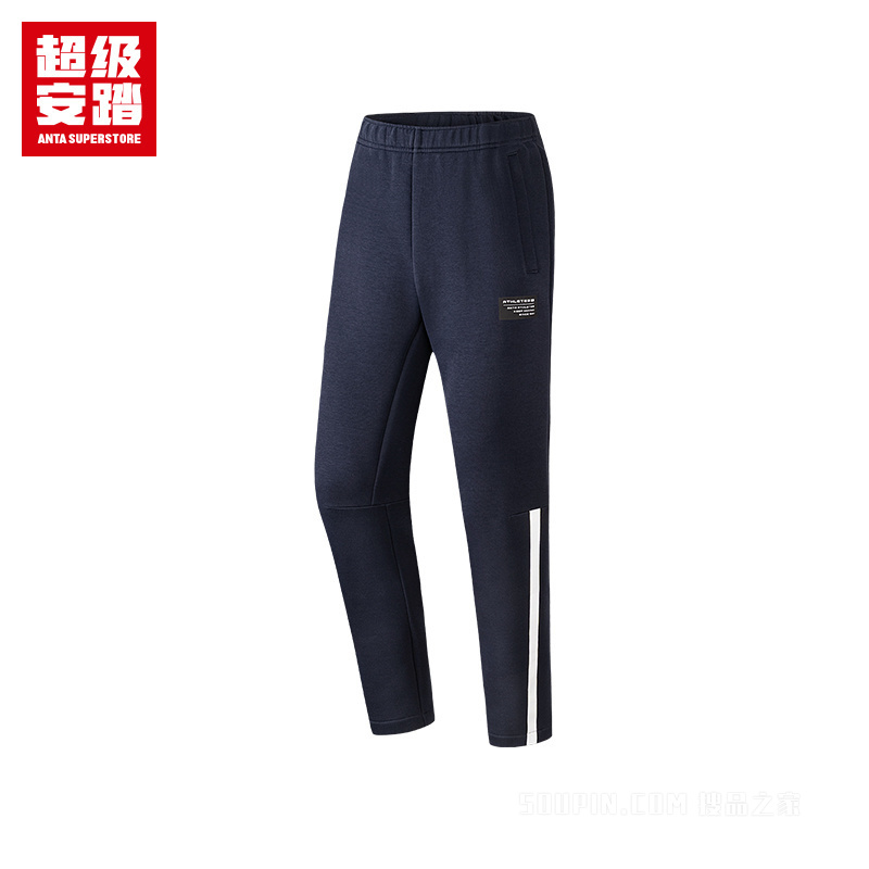 超级安踏训练男子针织运动长裤