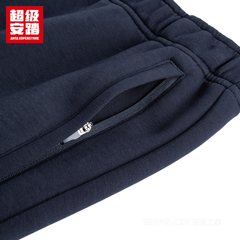 超级安踏训练男子针织运动长裤