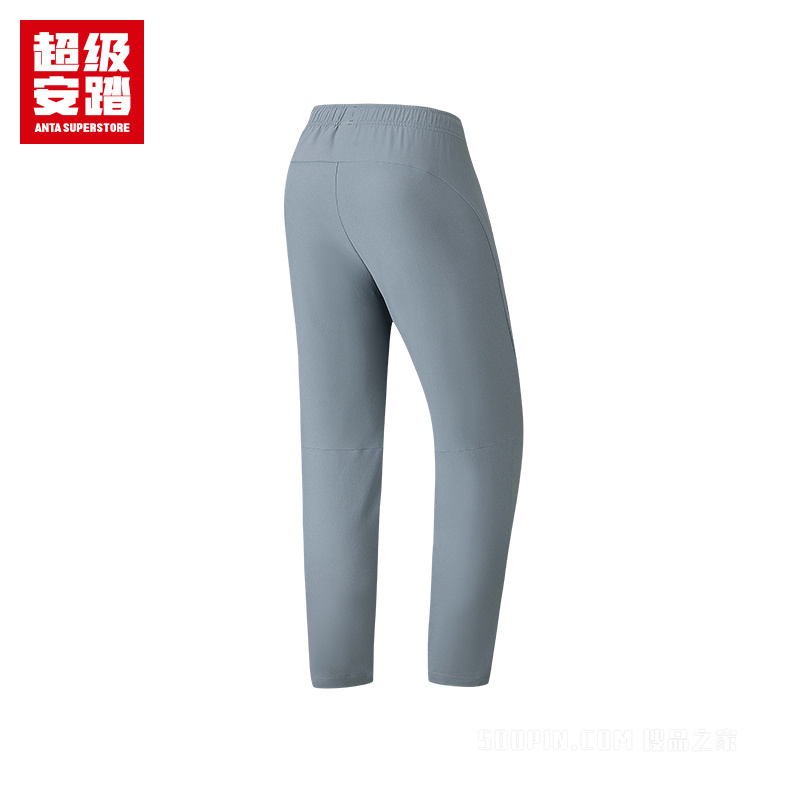 超级安踏训练男子无氟防泼水梭织运动长裤
