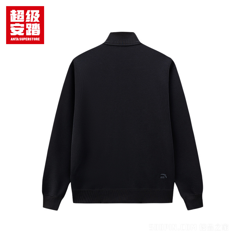 超级安踏运动复古男子针织运动外套