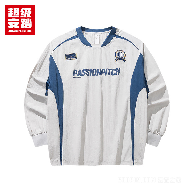 超级安踏篮球男子无氟防泼水套头衫