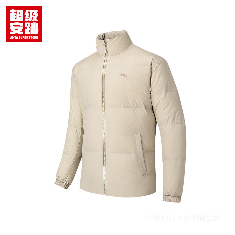 超级安踏潮流文化男子防泼水羽绒服