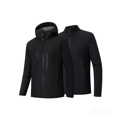 安踏冠军徒步男子防水透湿冲锋衣两件套