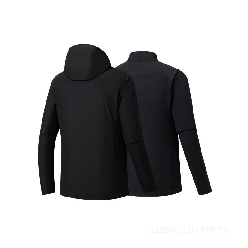 安踏冠军徒步男子防水透湿冲锋衣两件套