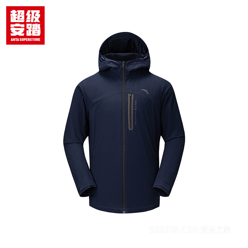 超级安踏跑训系列防泼水男子加厚外套